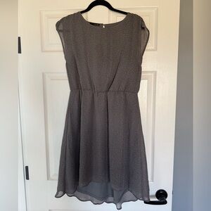 Maurices Gray Polka Dot Mini Dress
